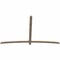 Ekena Millwork Bellingham Smooth Timber Gable Bracket, Douglas Fir, 96"W x 60"H x 1 1/2"D x 3 1/2"F, 15/12 Pitch GBW096X60X0204BEL00SDF - alternate 2